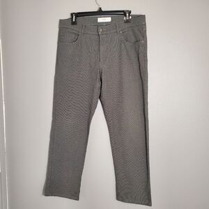 BRAX Feel Good Men's Cooper Fancy Regular Fit Pants 35/32 Black Five Pocket